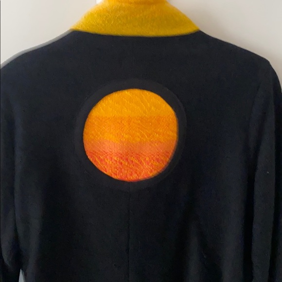 Handmade handwoven Jacket.  Unique design. - Picture 4 of 5